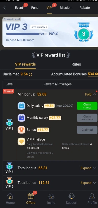 six game bonus