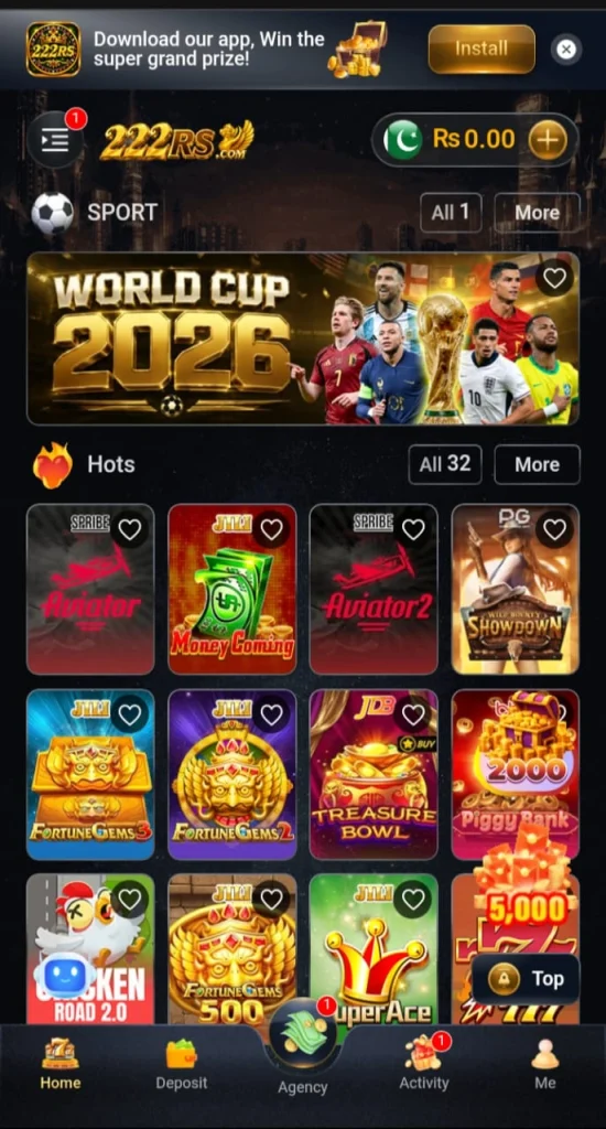 222RS Game APK download