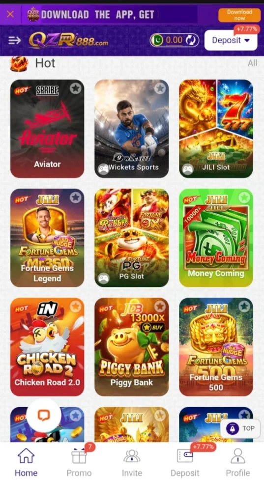QZR888 Game APK Download